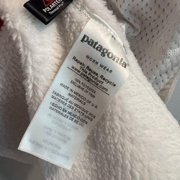 Patagonia Raw Linen White X-Dye Full-Zip Re-Tool Jacket Size M - Picture 6 of 9